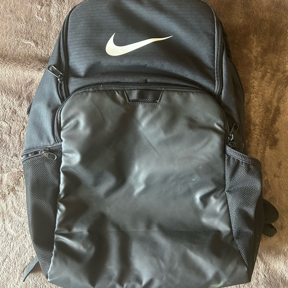 Nike Black and Gray Men's Backpack